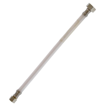 Jones Stephens 3/8in. Compression x 1/2in. FIP x 12in Vinyl Faucet Connector S04401